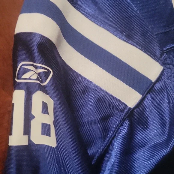 Peyton Manning #18 Reebok NFL Equipment On Field Jersey - Picture 8 of 8